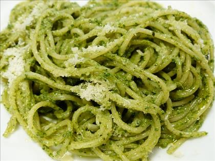 Budget recept: spaghetti pesto voor 1,40 euro p.p!